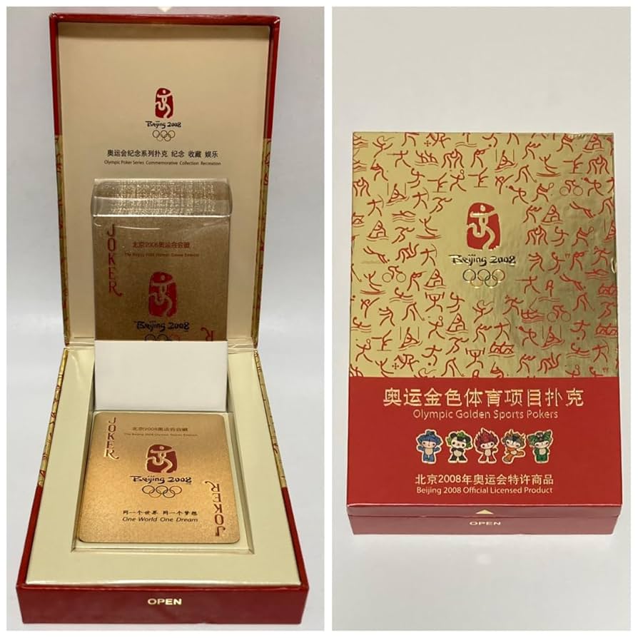 【新品】北京オリンピック  公式トランプ 金！！ 新品】北京オリンピック 公式トランプ 金！！ Yahoo